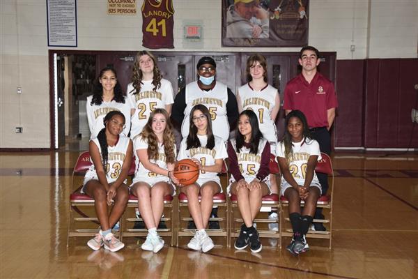JV B girls basketball